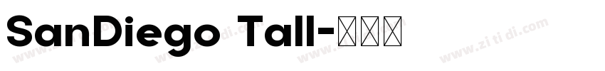 SanDiego Tall字体转换
